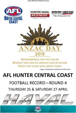 AFL HUNTER CENTRAL COAST - FOOTBALL RECORD-ROUND 4 THURSDAY 25 & SATURDAY 27 APRIL