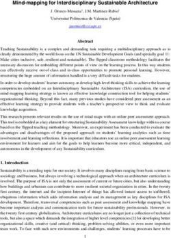 Mind-mapping for Interdisciplinary Sustainable Architecture