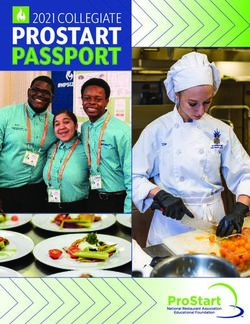 PROSTART PASSPORT 2021 COLLEGIATE - National Restaurant ...