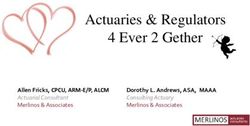 Actuaries & Regulators 4 Ever 2 Gether - Allen Fricks, CPCU, ARM-E/P, ALCM Actuarial Consultant Merlinos & Associates