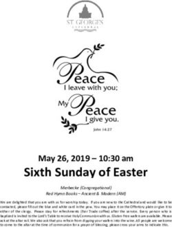 Sixth Sunday of Easter - May 26, 2019 - 10:30 am - St George's Cathedral