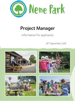 Project Manager Information for applicants - 26th September 2018 - Nene Park Trust