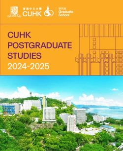 CUHK POSTGRADUATE STUDIES 2024 2025