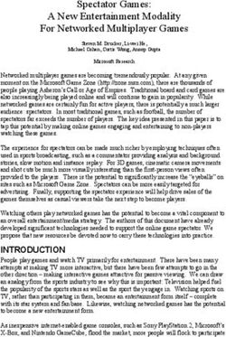 Spectator Games: A New Entertainment Modality For Networked Multiplayer Games