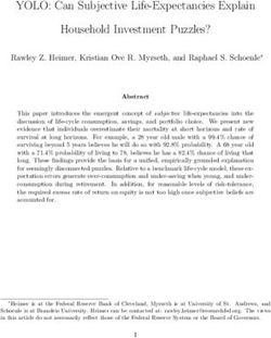 YOLO: Can Subjective Life-Expectancies Explain Household Investment Puzzles?