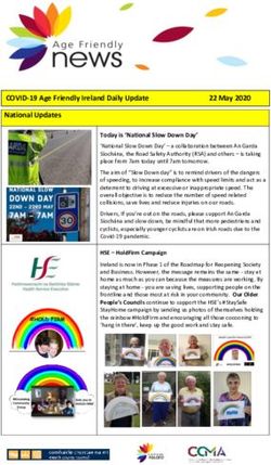 COVID-19 Age Friendly Ireland Daily Update