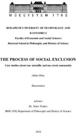THE PROCESS OF SOCIAL EXCLUSION - GABOR HERA, PHD