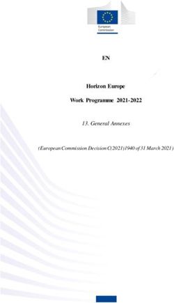 EN Horizon Europe Work Programme 2021-2022 - General Annexes (European Commission Decision C(2021)1940 of 31 March 2021)