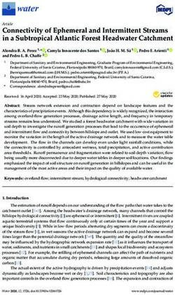 Connectivity of Ephemeral and Intermittent Streams in a Subtropical Atlantic Forest Headwater Catchment - MDPI