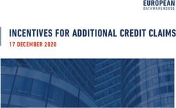 INCENTIVES FOR ADDITIONAL CREDIT CLAIMS - 17 DECEMBER 2020