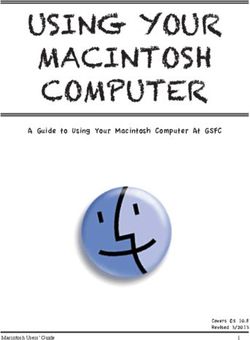USING YOUR MACINTOSH COMPUTER - A Guide to Using Your Macintosh Computer At GSFC - Macintosh Users' Guide