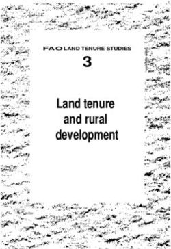 Land tenure and rural development - FAO - World Resources Report