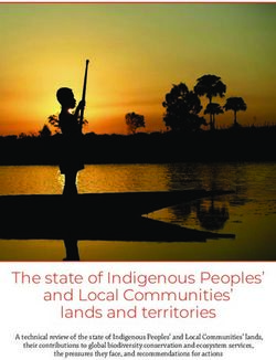 The state of Indigenous Peoples' and Local Communities' lands and territories - WWF