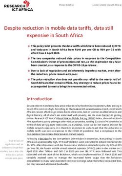 Despite reduction in mobile data tariffs, data still - Research ICT Africa