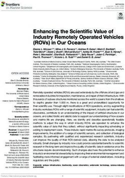 Enhancing the Scientific Value of Industry Remotely Operated Vehicles (ROVs) in Our Oceans - Ocean Science Consulting