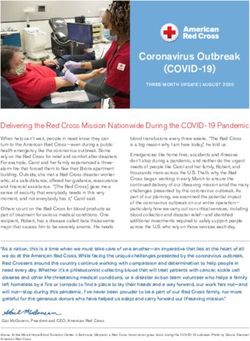 (COVID-19) Coronavirus Outbreak - American Red Cross