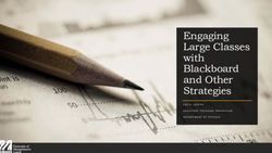 Engaging Large Classes with Blackboard and Other Strategies