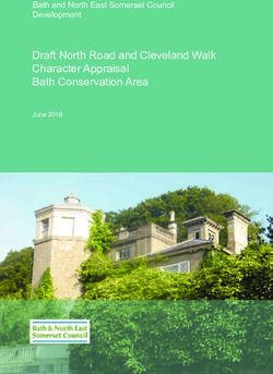 Draft North Road and Cleveland Walk Character Appraisal Bath Conservation Area - Bath and North East Somerset Council Development - Bath & ...