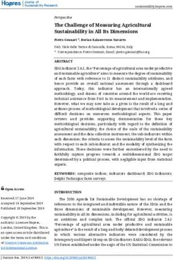 The Challenge of Measuring Agricultural Sustainability in All Its Dimensions