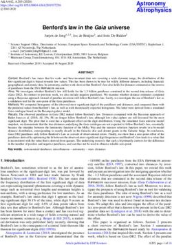 Benford's law in the Gaia universe - Jurjen de Jong1,2,3, Jos de Bruijne1, and Joris De Ridder2 - Astronomy & Astrophysics