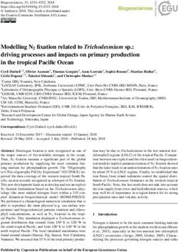 Modelling N2 fixation related to Trichodesmium sp.: driving processes and impacts on primary production in the tropical Pacific Ocean