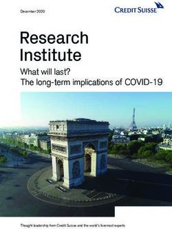 What will last? The long-term implications of COVID-19 - December 2020 - Credit Suisse