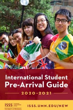 Pre-Arrival Guide International Student