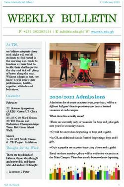 WEEKLY BULLETIN At TIS, Tema International School | Ghana