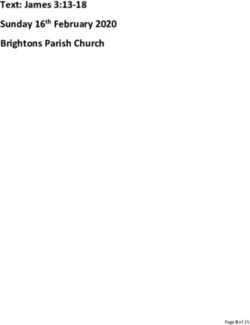 Brightons Parish Church - Sunday 16th February 2020 Text: James 3:13-18