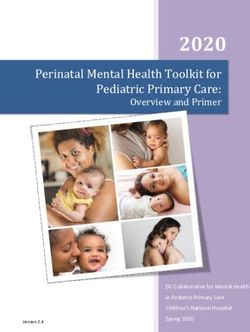 2020 Perinatal Mental Health Toolkit for Pediatric Primary Care: Overview and Primer - DC ...