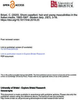 Brioni, C. (2020). Shorn capelloni: hair and young masculinities in the Italian media, 1965-1967. Modern Italy, 25(1), 3-16 ...
