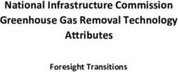 National Infrastructure Commission Greenhouse Gas Removal Technology Attributes - Foresight Transitions