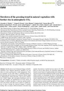 Slowdown of the greening trend in natural vegetation with further rise in atmospheric CO2