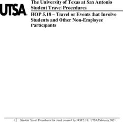 The University of Texas at San Antonio Student Travel Procedures HOP 5.18 - Travel or Events that Involve Students and Other Non-Employee ...