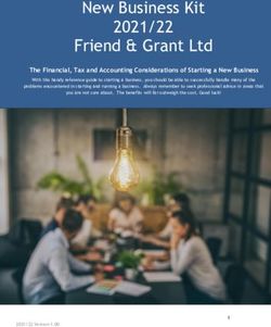 New Business Kit 2021/22 Friend & Grant Ltd