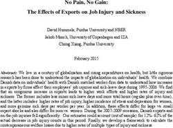 No Pain, No Gain: The Effects of Exports on Job Injury and Sickness