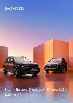 Interim Balance Sheet as of 30 June 2021 Daimler AG