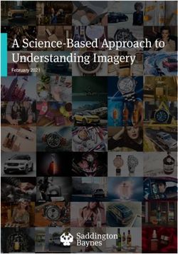 A Science-Based Approach to Understanding Imagery - February 2021