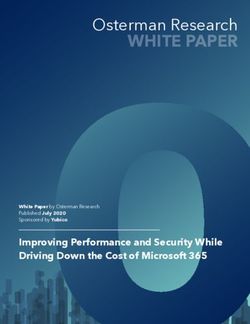 OOsterman Research WHITE PAPER - Improving Performance and Security While Driving Down the Cost of Microsoft 365 - DT Asia