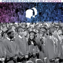 Parent Handbook 2019-20 - Chesterfield County Public Schools