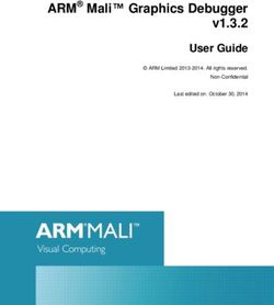ARM Mali Graphics Debugger v1.3.2 - User Guide ARM Limited 2013-2014. All rights reserved. Non-Confidential Last edited on: October 30, 2014