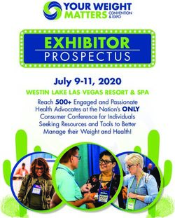 July 9-11, 2020 WESTIN LAKE LAS VEGAS RESORT & SPA - Reach 500+ Engaged and Passionate Health Advocates at the Nation's ONLY - Your Weight Matters ...