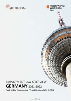 Germany 2021-2022 employment law overview - Pusch Wahlig Workplace Law / Proud Member of L&E GLOBAL - L&E ...
