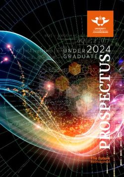 UNIVERSITY OF JOHANNESBURG - UNDERGRADUATE PROSPECTUS 2024