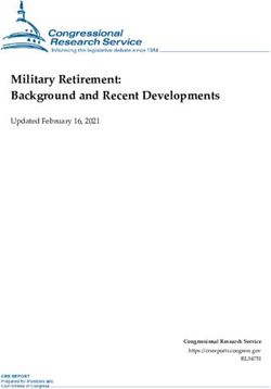 Military Retirement: Background and Recent Developments - Updated February 16, 2021