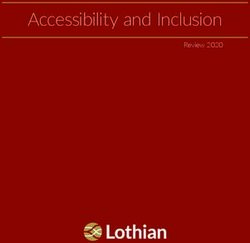Accessibility and Inclusion - Review 2020 - Lothian Buses