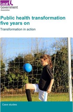Public health transformation five years on - Transformation in action - Case studies - Local Government ...