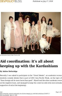Aid coordination: it's all about keeping up with the Kardashians