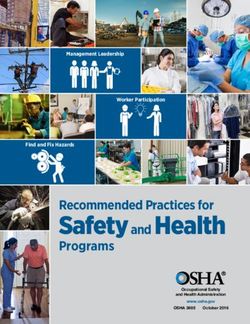 Safety and Health Recommended Practices for - Management Leadership Worker Participation