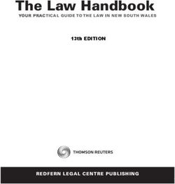The Law Handbook 13th EDITION - YOUR PRACTICAL GUIDE TO THE LAW IN NEW SOUTH WALES
